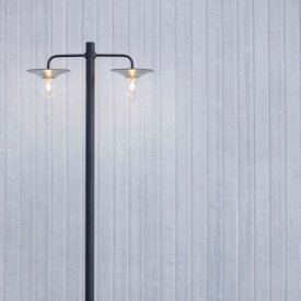 Cooper 05 | Zweiflammige, moderne Gartenleuchte – Stilvolle Außenleuchte von Roger Pradier